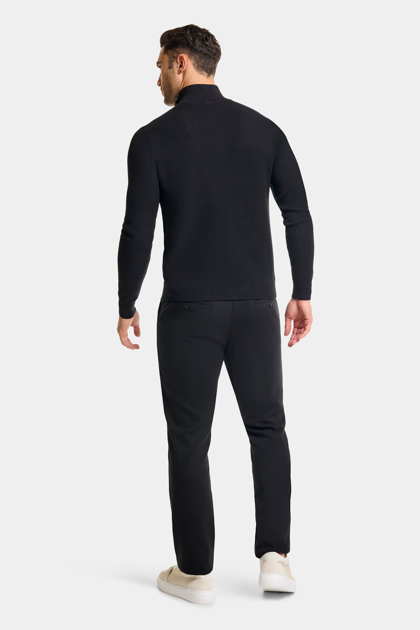 THE FABIO HALF ZIP SWEATER