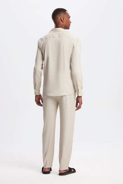 THE LINEN LS SHIRT