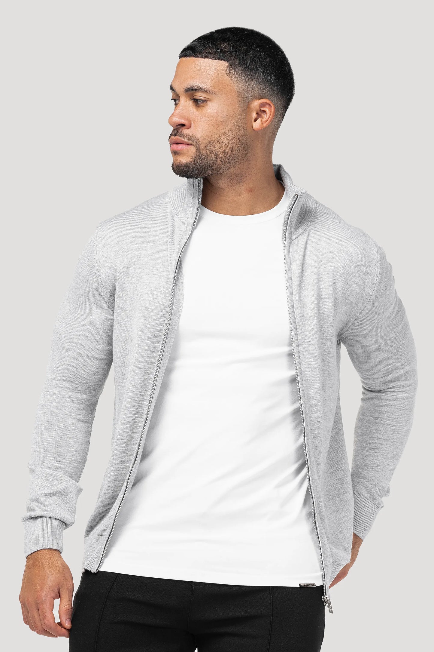 THE SANTONI FULL ZIP SWEATER