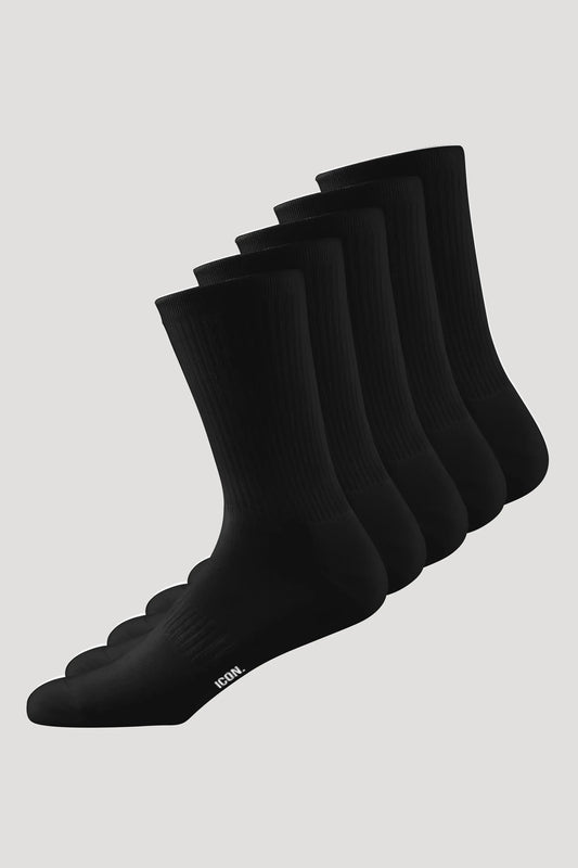 ICON. 5-PACK MID SOCKS